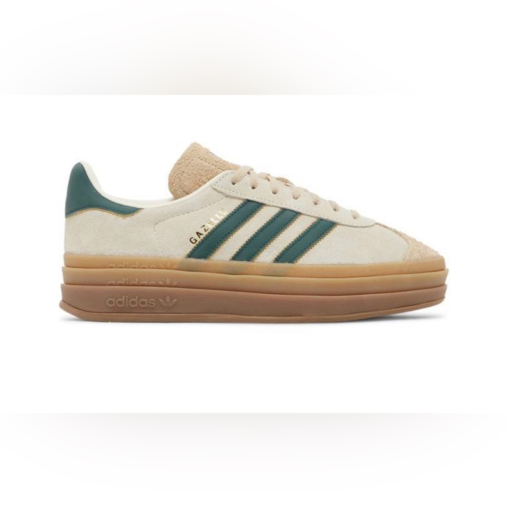 adidas Originals Gazelle Bold "Cream White/Green" Women's Shoe